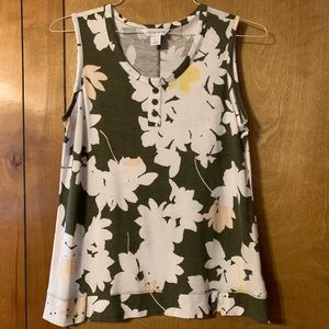 Ladies Brand Liz Claiborne Size Small Sleeveless Shirt. NEW!!